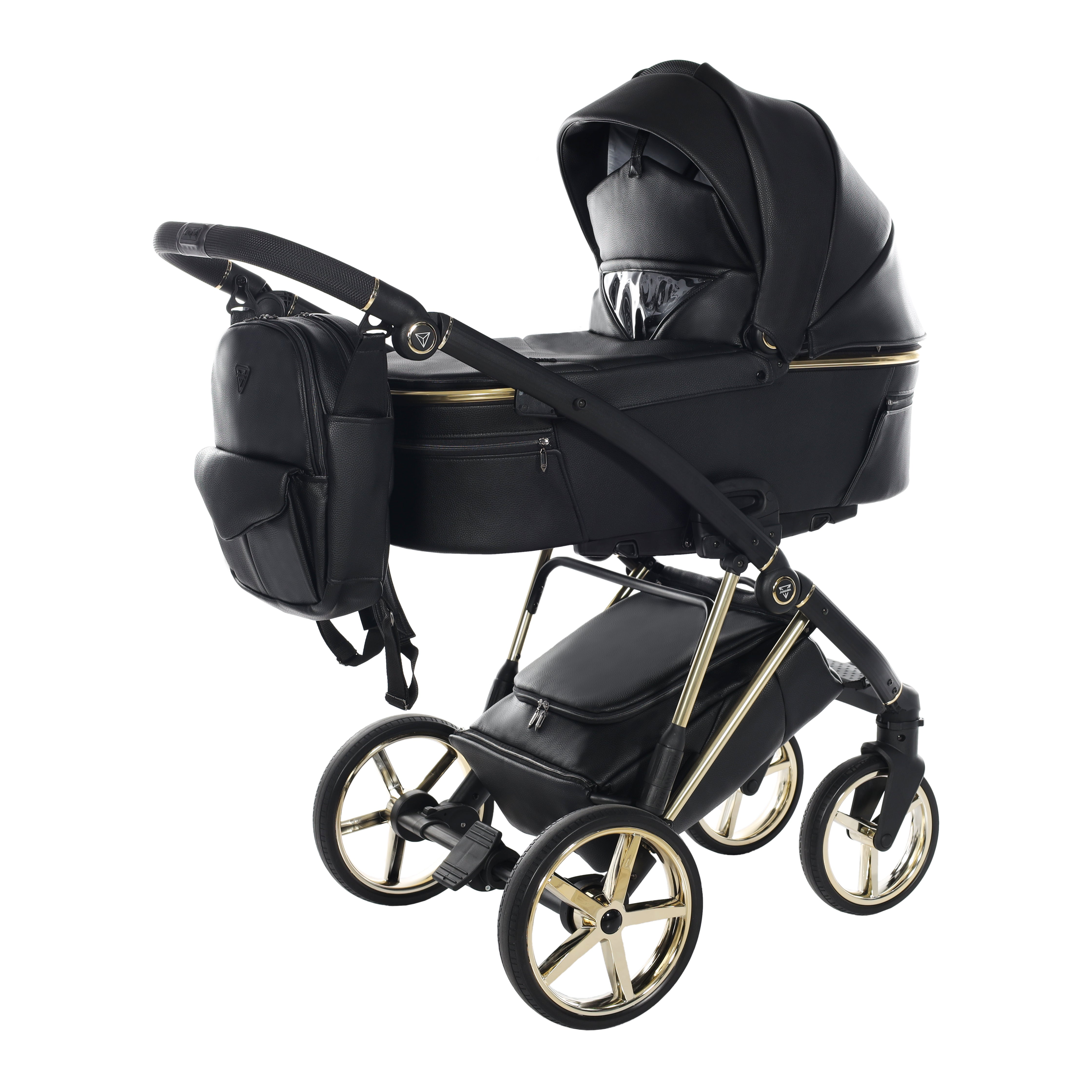 Junama AIR Premium V3, baby stroller and bassinet 2 in 1 - BLACK , Code number: JUNAIRP03