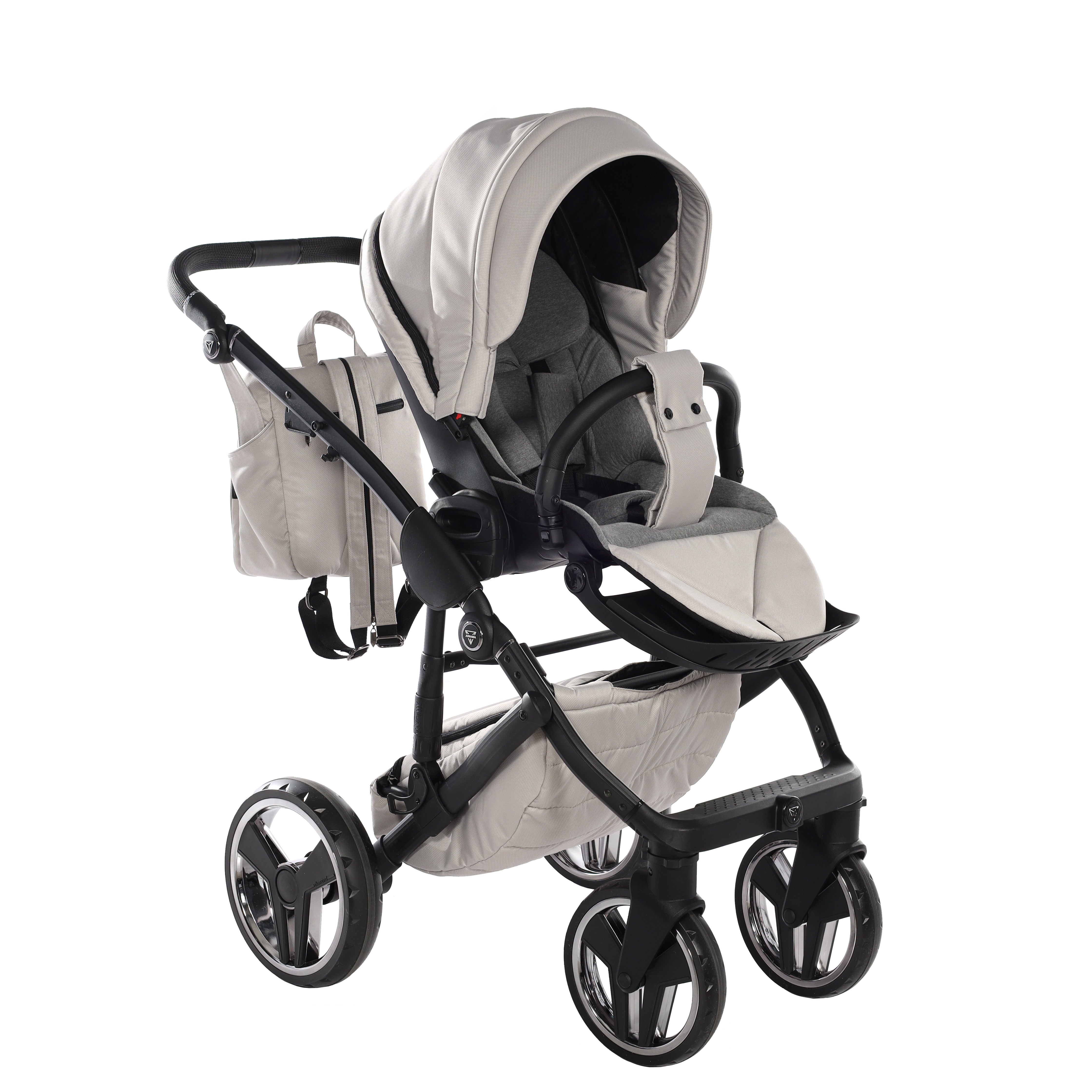 Junama BASIC, baby stroller and bassinet 2 in 1 - LIGHT BEIGE, Code number: JUNBSC05