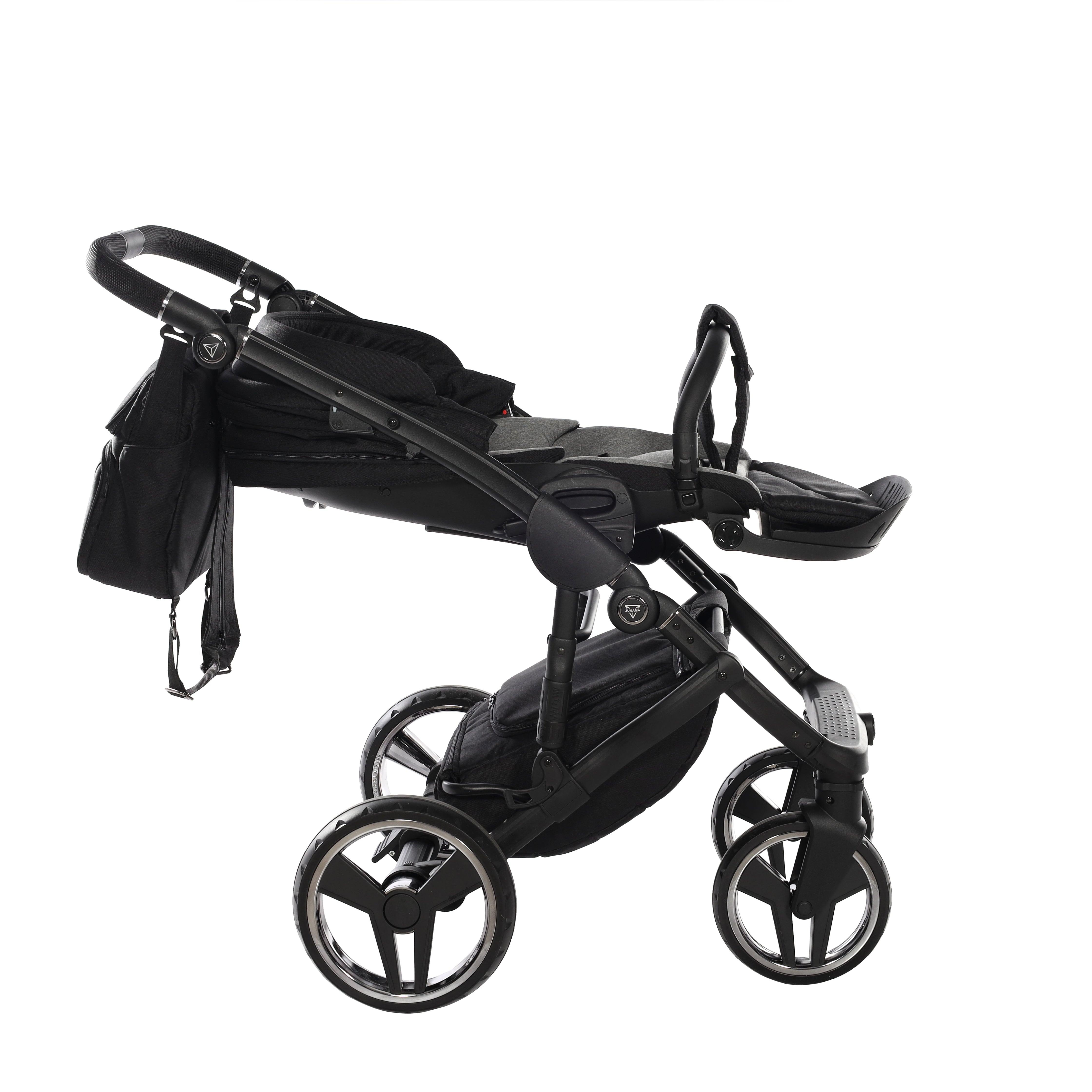 Junama BASIC, baby stroller and bassinet 2 in 1 - BLACK, Code number: JUNBSC01