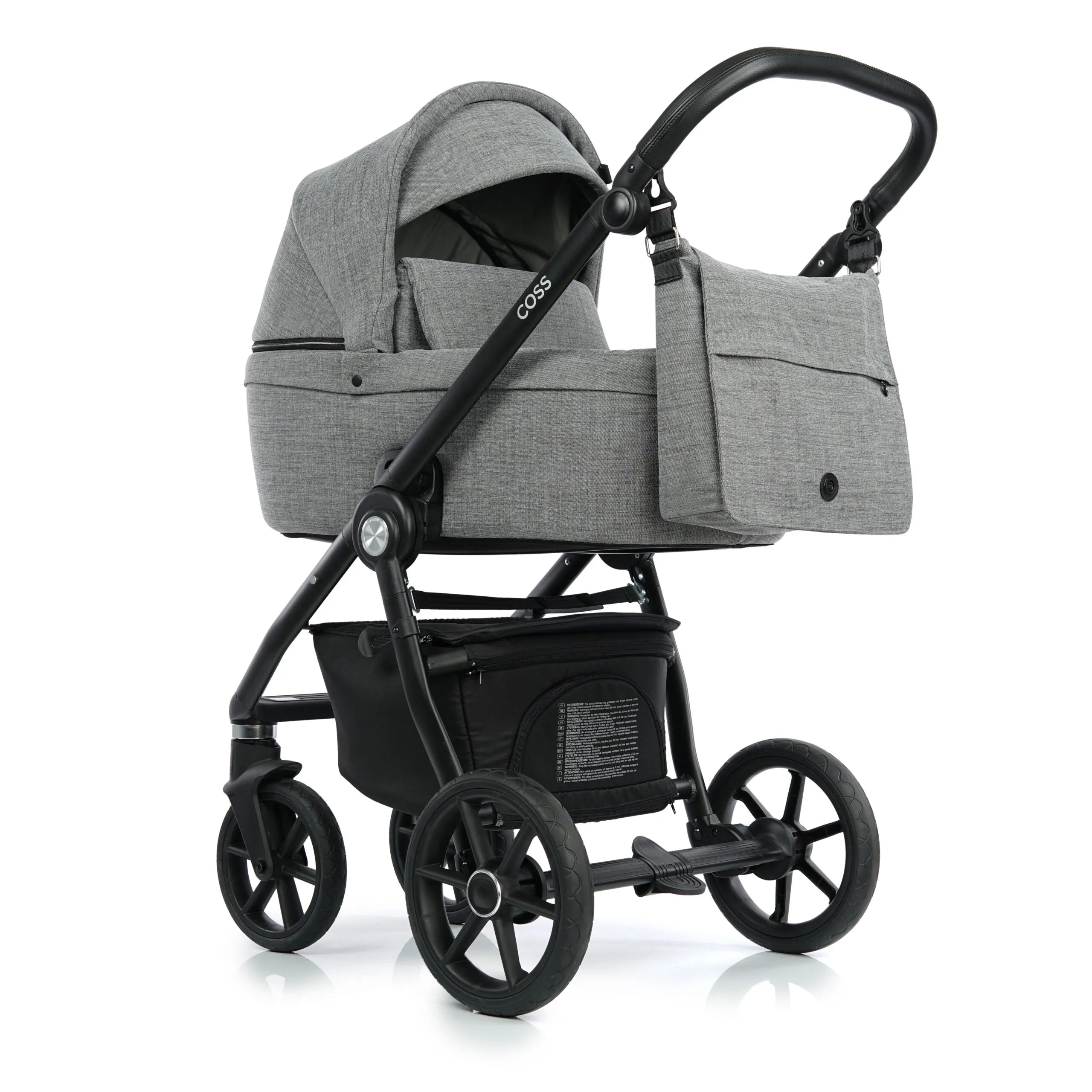 Roan COSS baby stroller carry cot and stroller, color Titanium