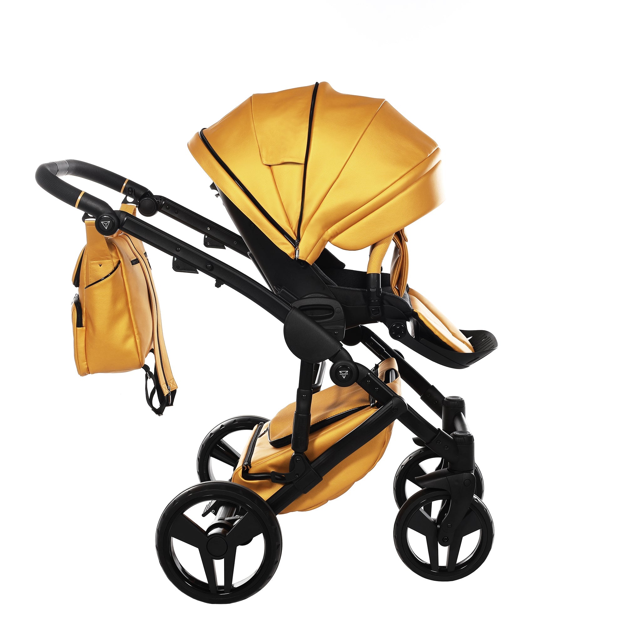 Junama S Class, baby prams or stroller 2 in 1 - Yellow and Black, Code number: JUNSC03