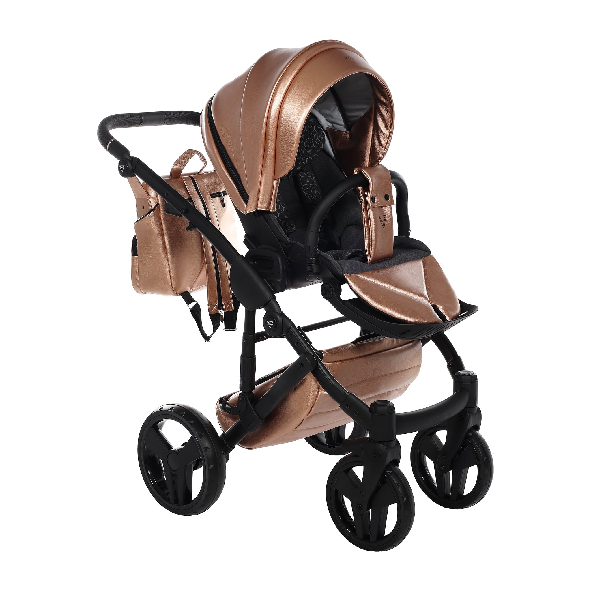 Junama S Class, baby prams or stroller 2 in 1 - Copper and Black, Code number: JUNSC05