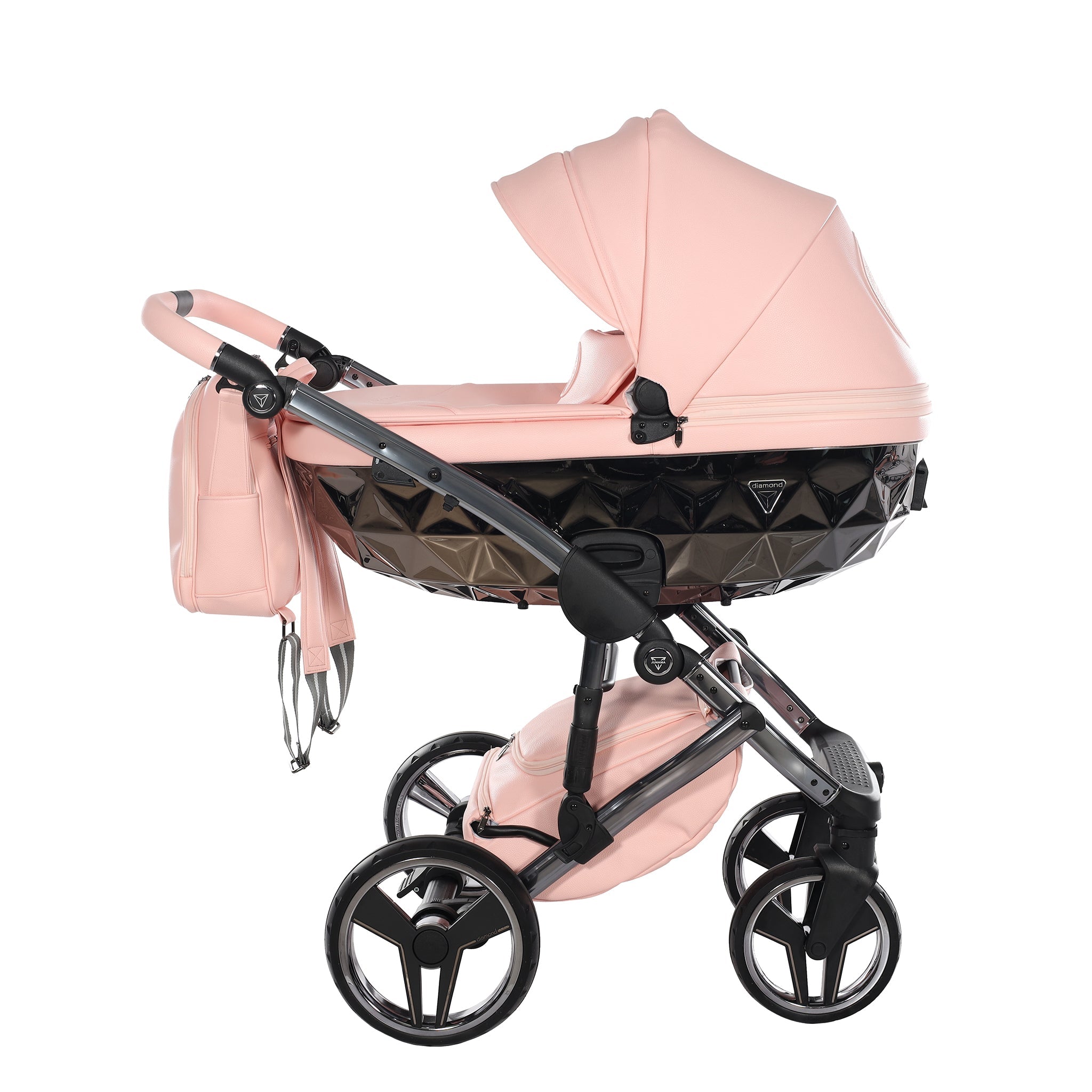 Junama Handcraft, baby prams or stroller 2 in 1 - Apricot color, Code number: JUNHC02