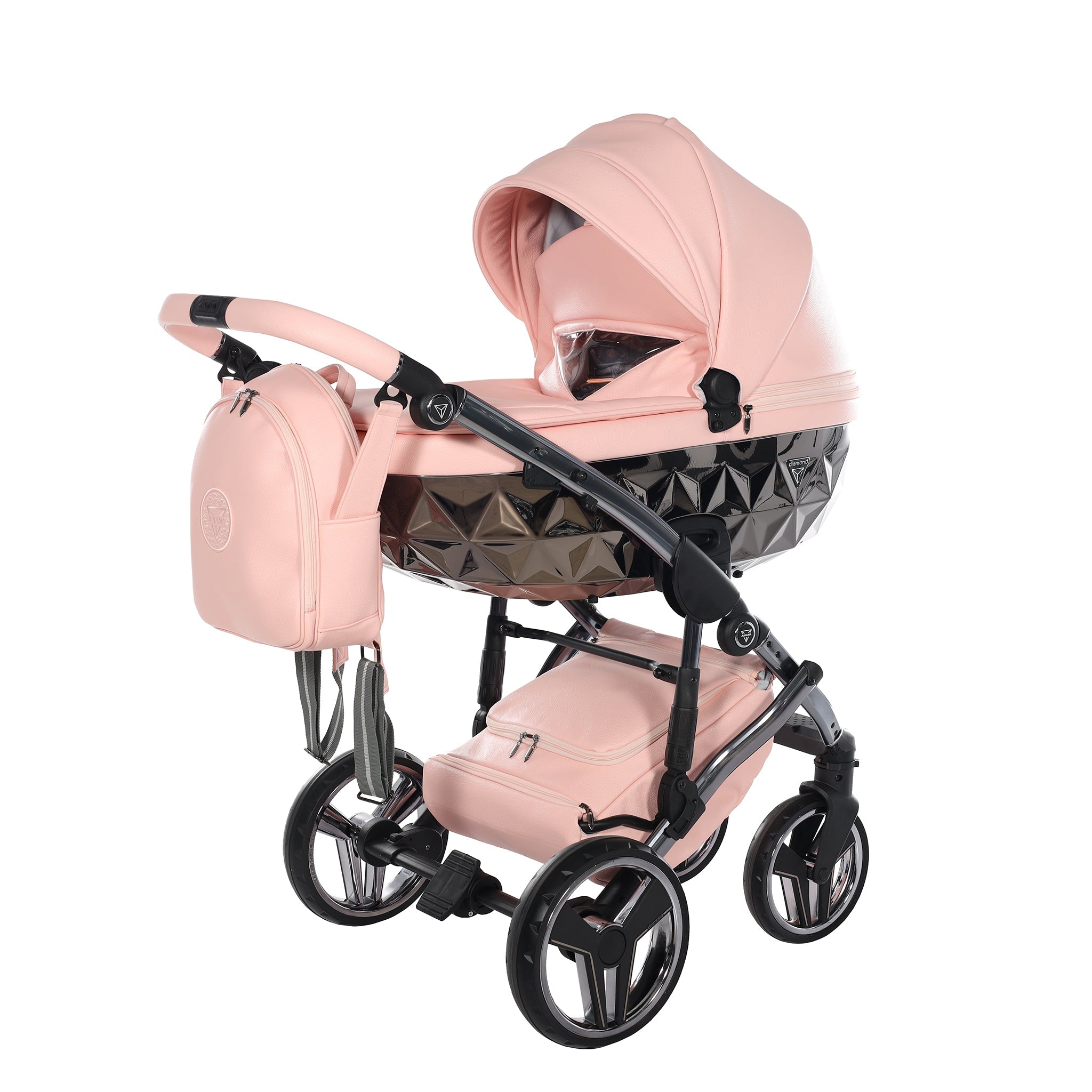 Junama Handcraft, baby prams or stroller 2 in 1 - Apricot color, Code number: JUNHC02