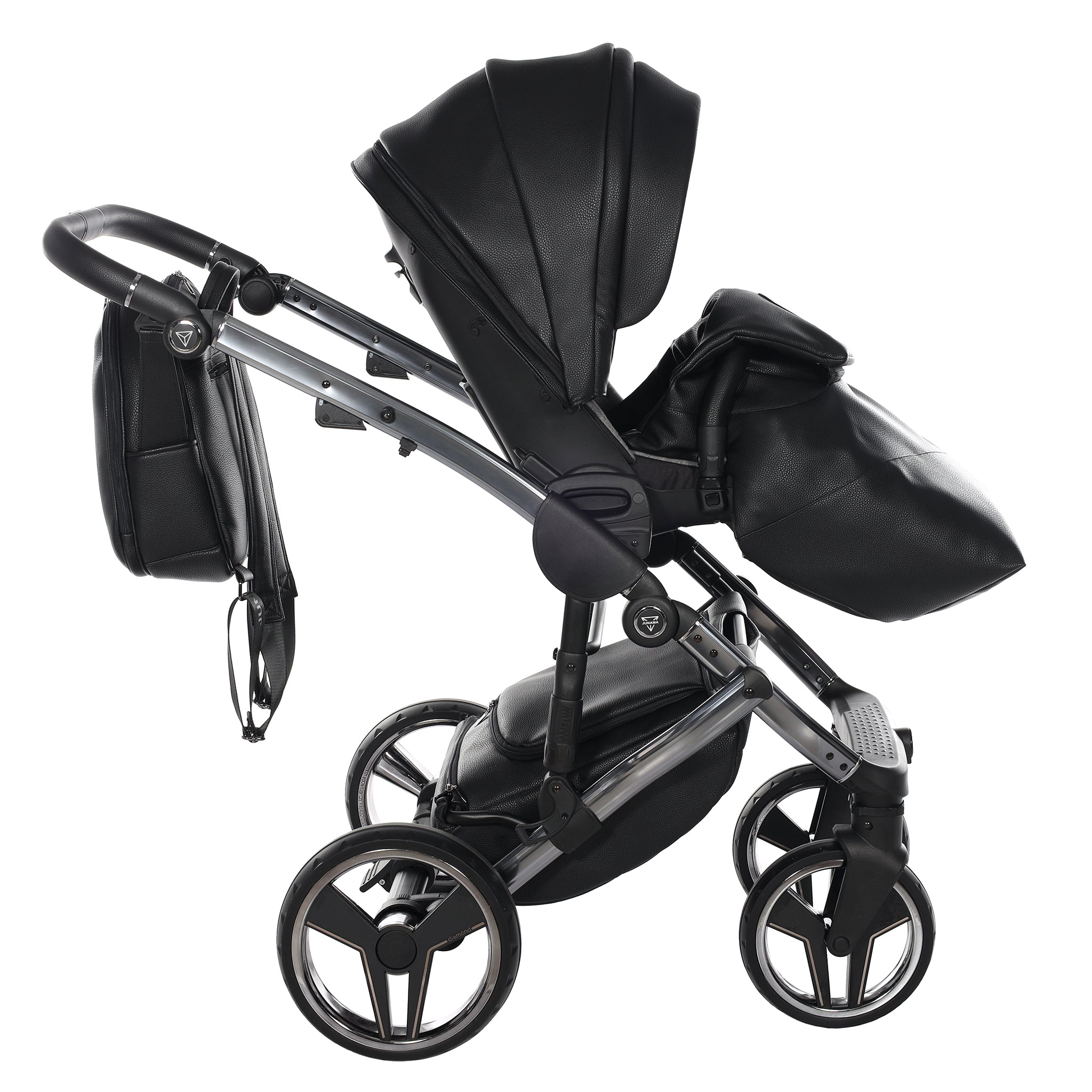 Junama Handcraft, baby prams or stroller 2 in 1 - Black, number: JUNHC04