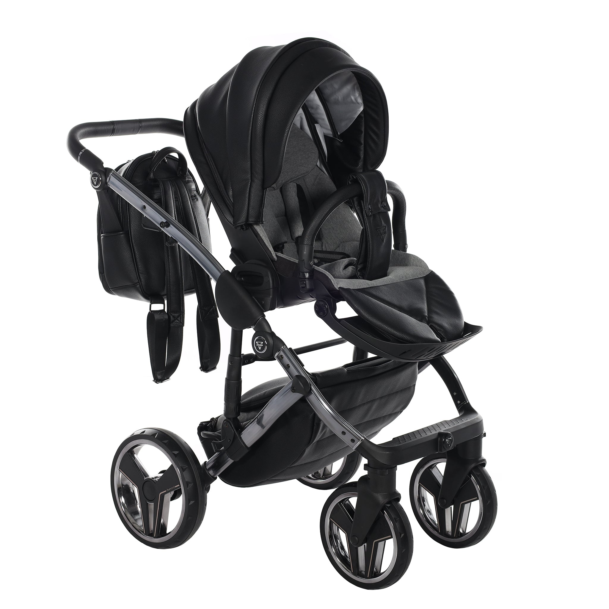 Junama Handcraft, baby prams or stroller 2 in 1 - Black, number: JUNHC04