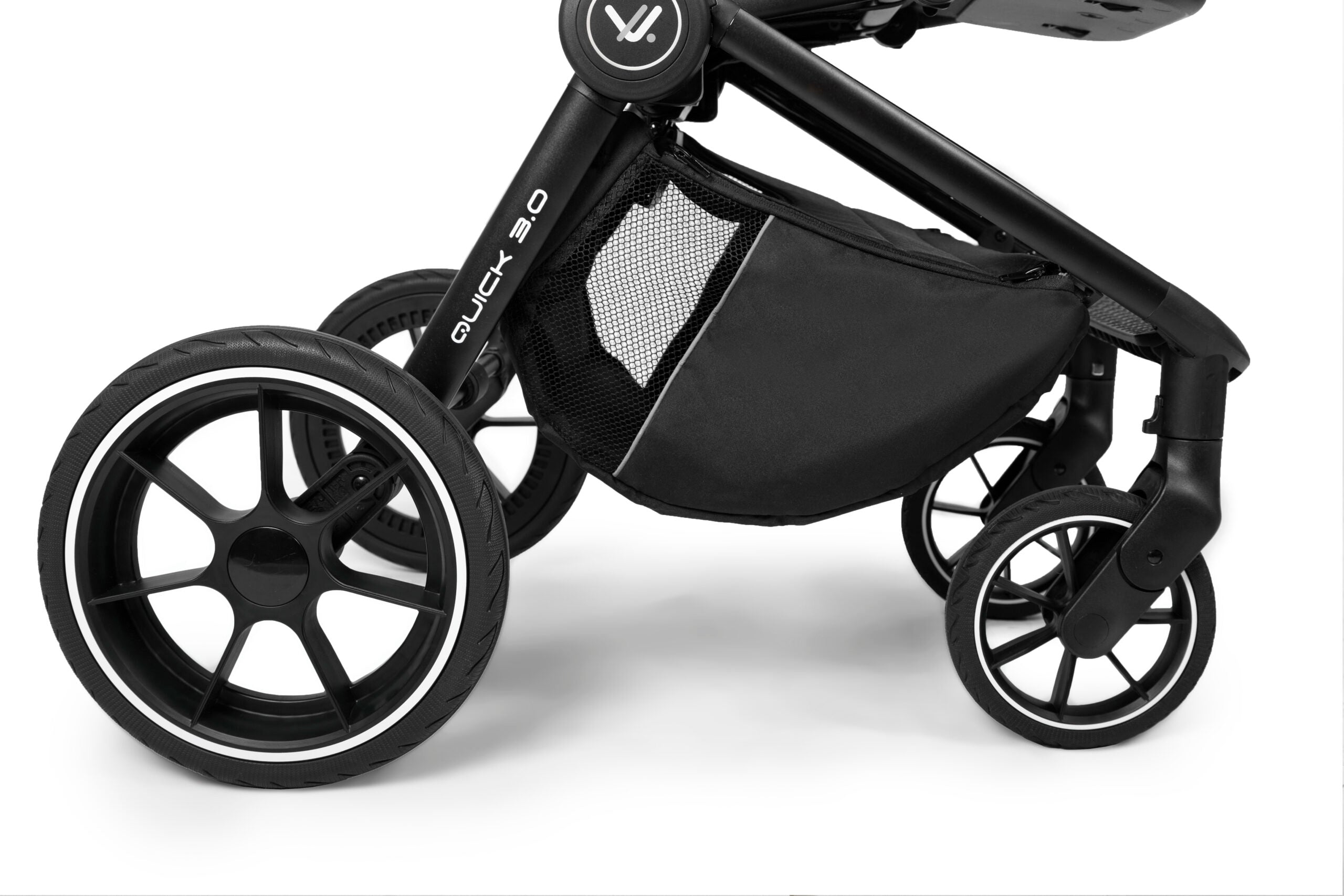 MUUVO Quick 3.0 baby stroller 2 in 1, carry cot and seat stroller, color Iron Graphite