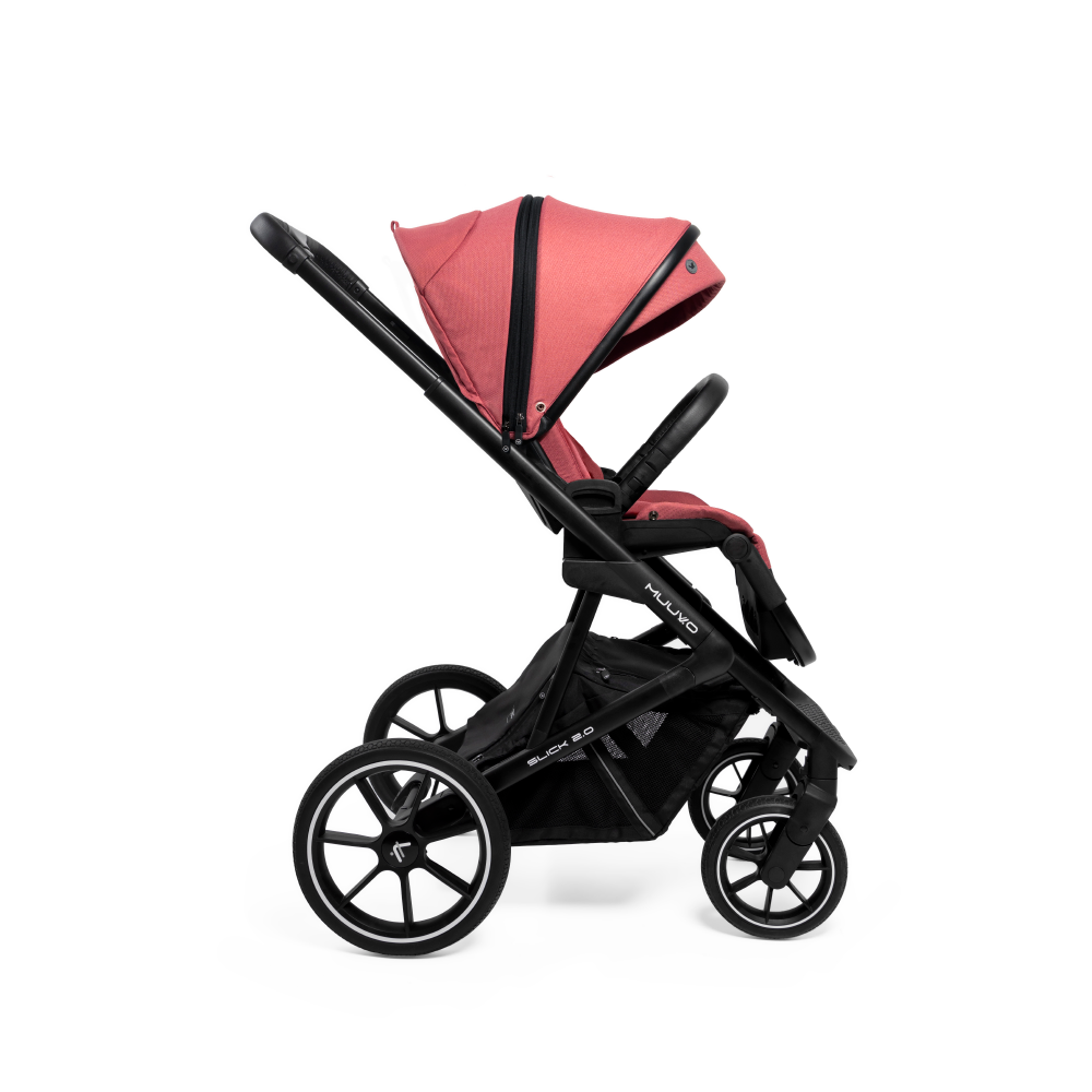 MUUVO Slick 2.0 baby stroller 2 in 1, carry coat and stroller, color Pure Pink