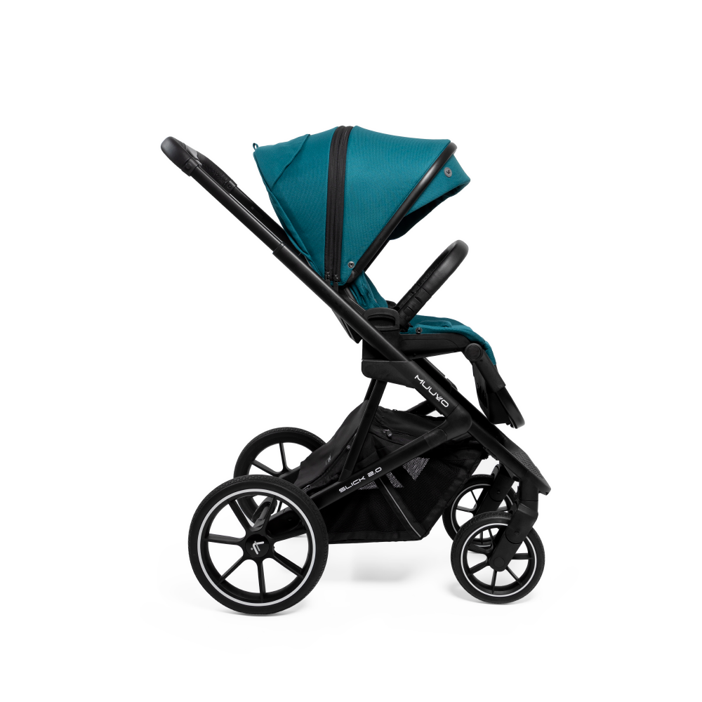 MUUVO Slick 2.0 baby stroller 2 in 1, carry coat and stroller, color Tropical Green