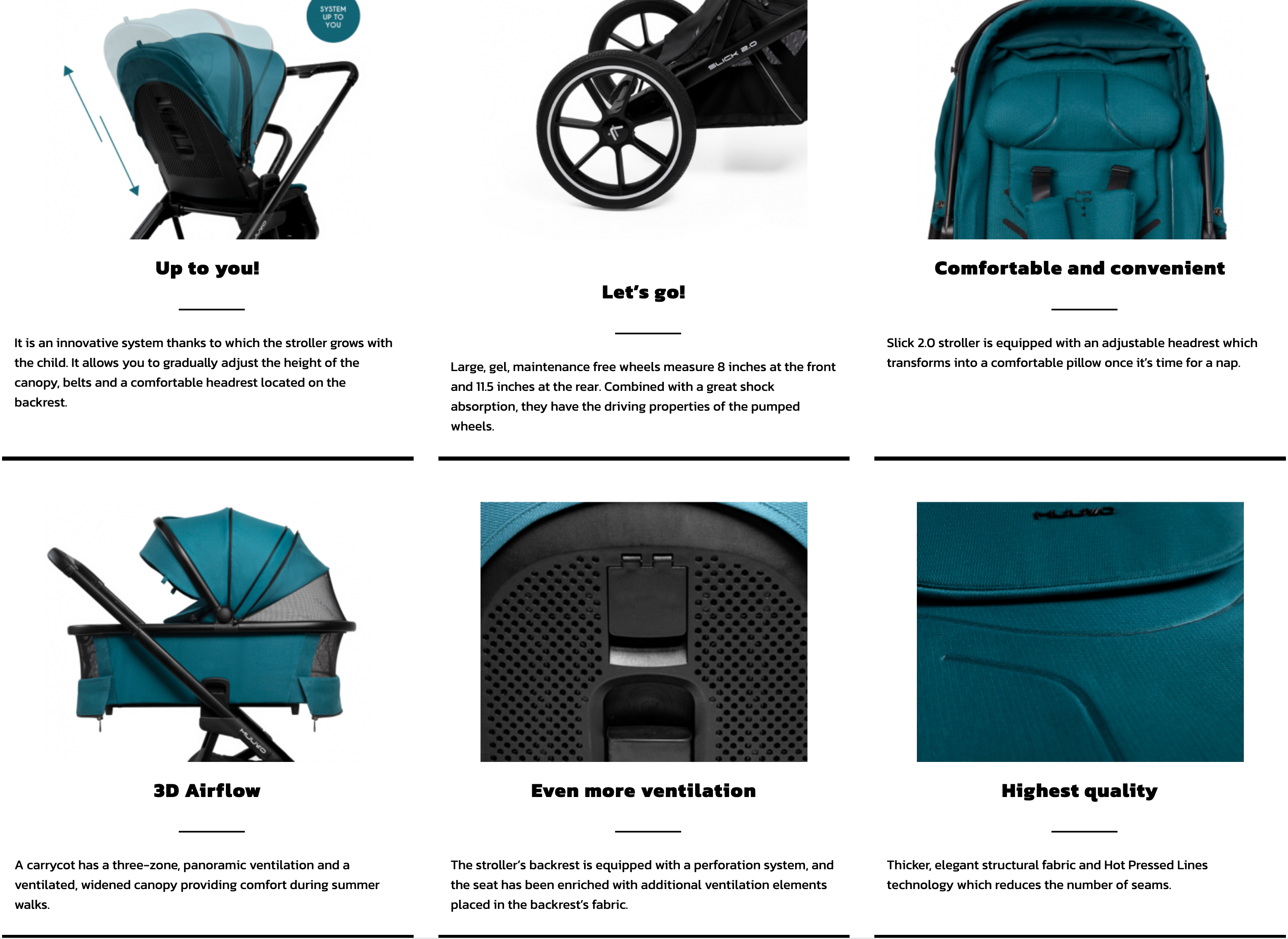 MUUVO Slick 2.0 baby stroller 2 in 1, carry coat and stroller, color Light Gray
