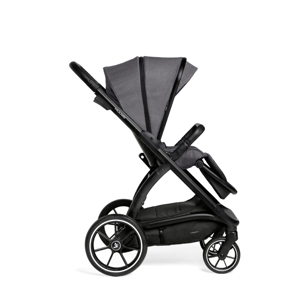 Muuvo TRICK Baby stroller 2 in 1, carry cot and seat stroller, color Iron Graphite