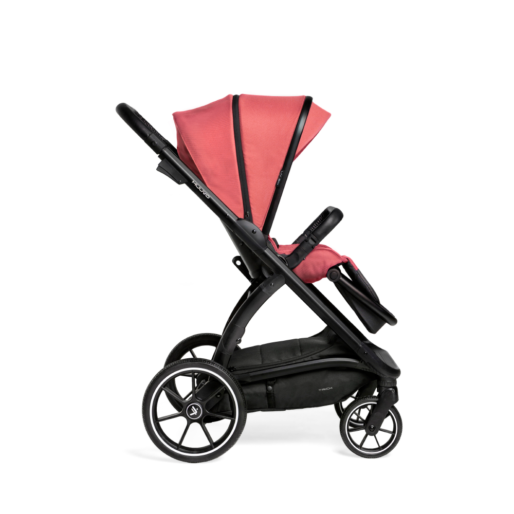 Muuvo TRICK Baby stroller 2 in 1, carry cot and seat stroller, color Pure Pink