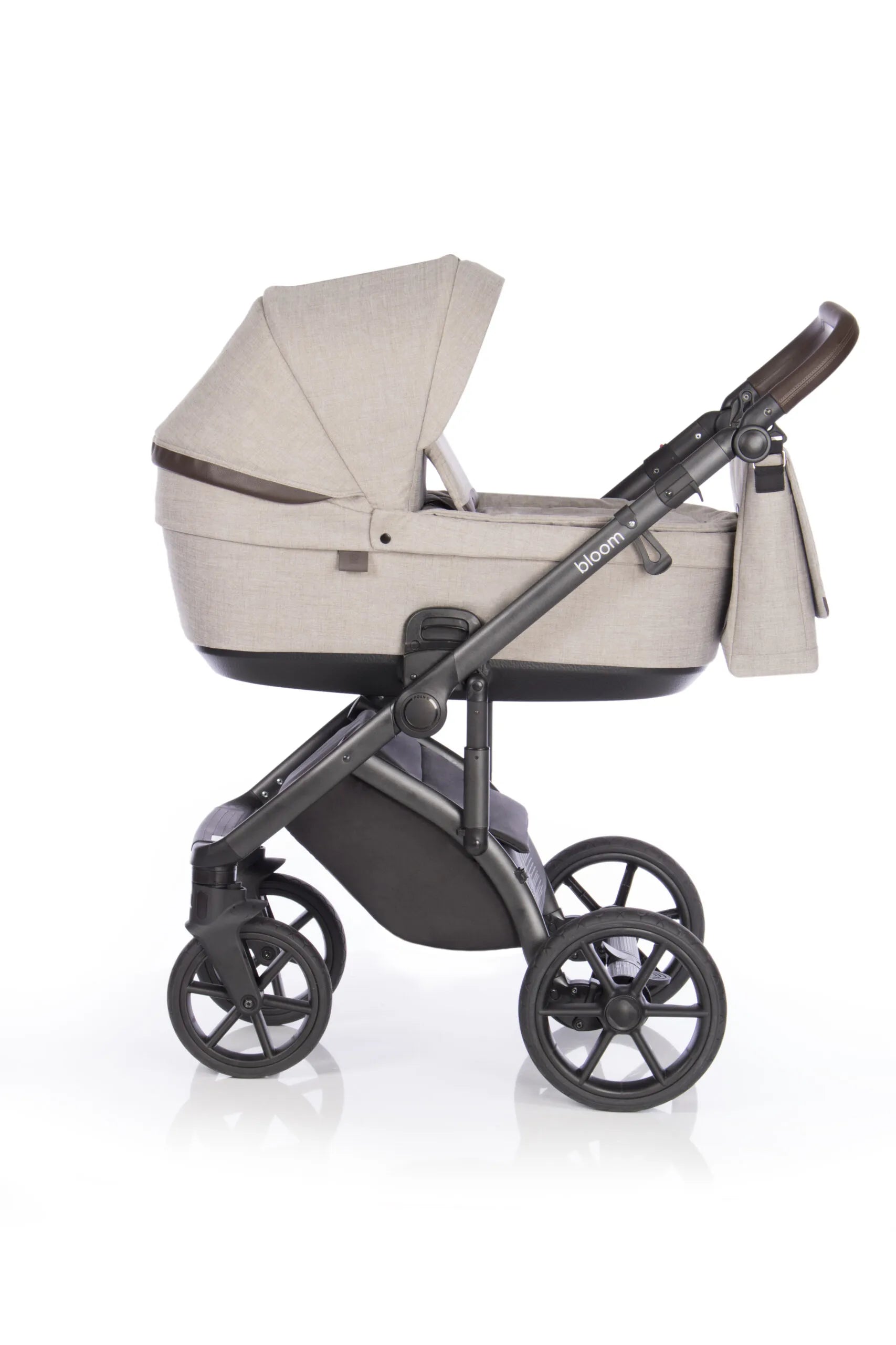 Roan BLOOM baby stroller 2 in 1, carry cot and stroller, color Truffle